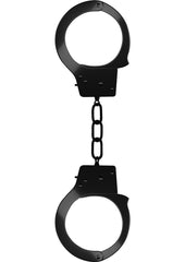 Ouch! Beginner's Handcuffs - Black/Metal