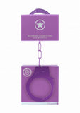 Ouch! Beginners Handcuffs - Metal/Purple