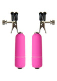 Ouch! Vibrating Nipple Clamps - Pink