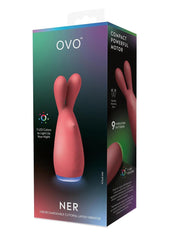 OVO Ner Clitoral Vibrator - Orange/Red