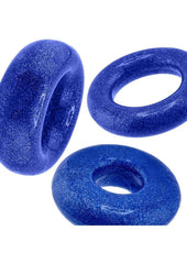 Oxballs Cockpack Multi Design Cockrings (3 Pack) - Blue Fire