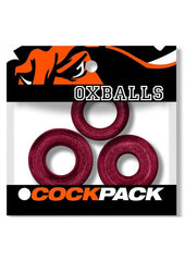 Oxballs Cockpack Multi Design Cockrings (3 Pack) - Cherry Lips
