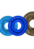 Oxballs Rimringz Multi Size Cock Rings (3 Pack) - Cool