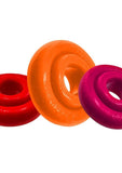 Oxballs Rimringz Multi Size Cock Rings (3 Pack) - Fire Hots