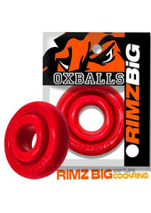 Oxballs Rimz Big Single Cock Ring - Red