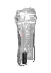 Pdx Extreme Wet Pussies Super Luscious Lips Control Freak Self Lubricating Vibrating Stroker with Remote - Pussy