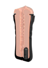 Pdx Extreme Wet Pussies Super Luscious Lips Control Freak Self Lubricating Vibrating Stroker with Remote - Pussy