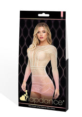 Pink Dusk Log Sleeve Mini Dress