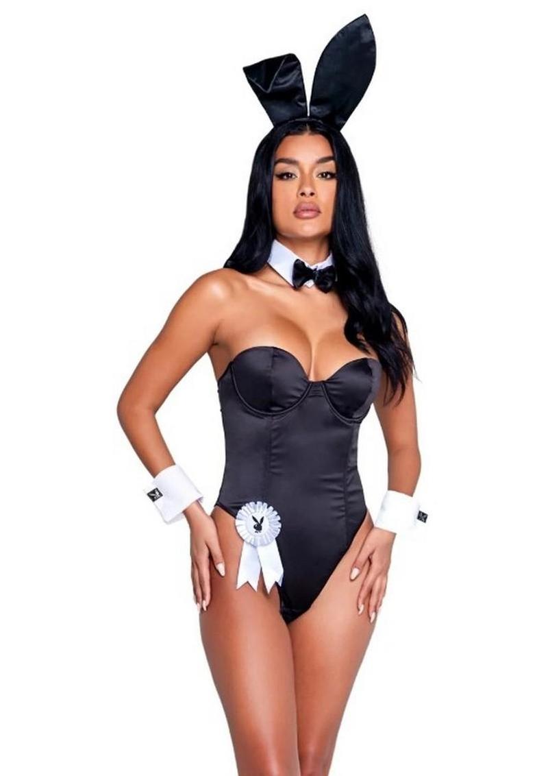 Playboy Classic Bunny Costume - Black - XSmall