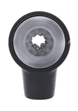 Playboy Come Along Dual End Rechargeable Masturbator - Black/Clear