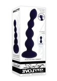 Pleasure Orbit Rechargeable Silicone Anal Beads with Remote Control - Purple