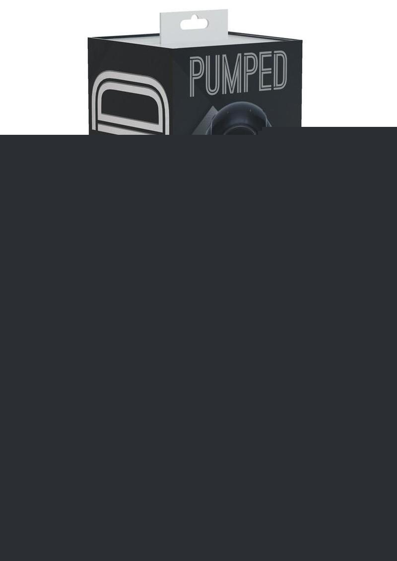 Pumped Engage 6 Function Automatic Rechargeable Penis Pump - Grey/Gun Metal