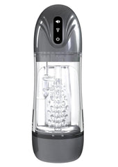 Pumped Sonicpull 10 Function Multimedia Enhanced Masturbator - Grey/Gun Metal