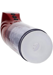 Pumped Strokemate Multi-Function Rechargeable Masturbator - Metallic