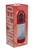 Pumped Technothrust 10 Function Automatic Masturbator - Metallic - Red