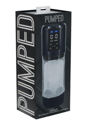 Pumped Ultralift 10 Function Rechargeable Masturbator - Grey/Gun Metal