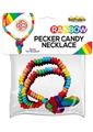 Rainbow Pecker Candy Necklace
