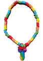Rainbow Pecker Candy Necklace