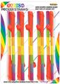 Rainbow Pecker Straws