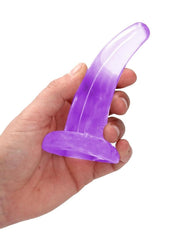 Realrock Crystal Clear Non Realistic Dildo with Suction Cup