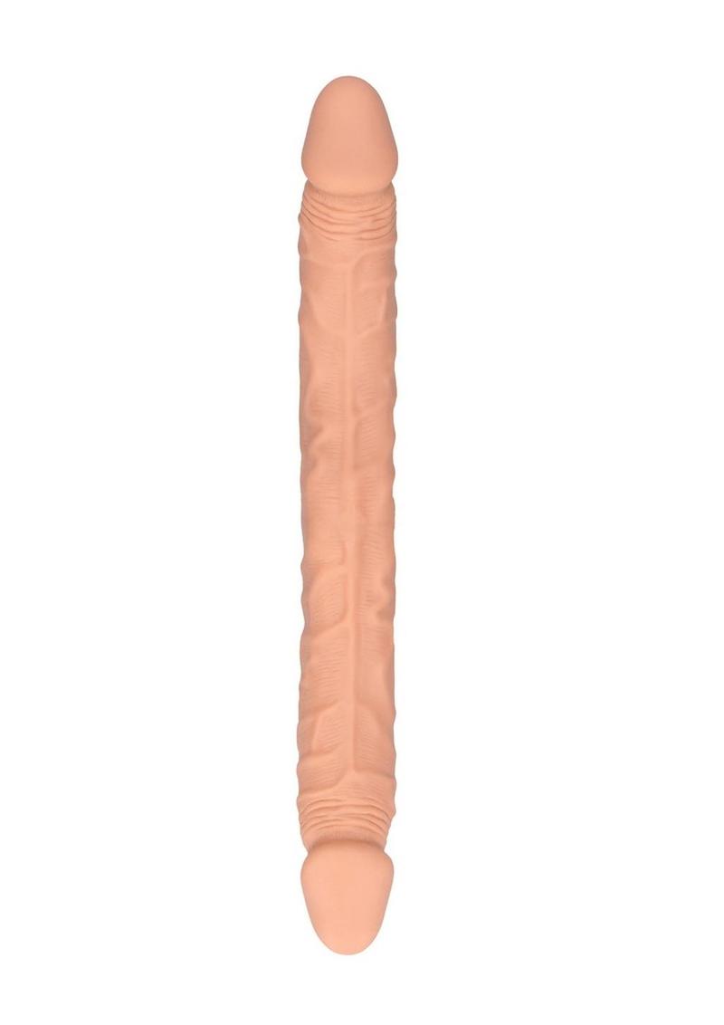 Realrock Skin Realistic Double Dildo - Vanilla - 14in