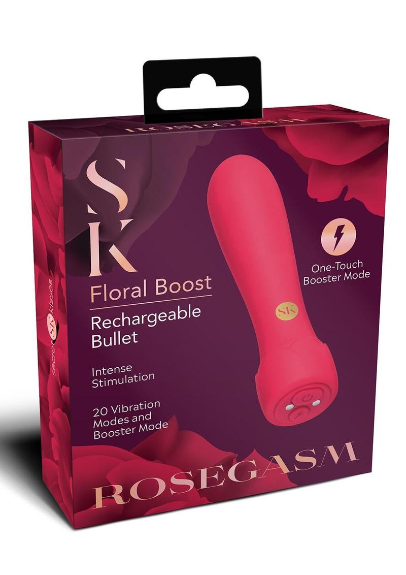 Rosegasm Floral Boost Bullet - Red