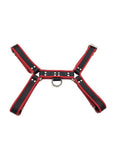 Rouge Pvc Ot H Front Harness - Black/Red - Medium/Small