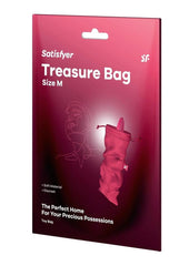 Satisfyer Treasure Bag Toy Storage - Pink - Medium
