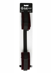 Sex and Mischief Enchanted Spreader Bar - Black/Burgundy