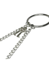 Sex and Mischief Ring Metal Handcuffs