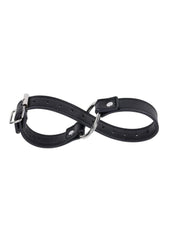Sex and Mischief Shadow Convertible Cuffs - Black/Silver