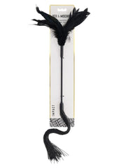 Sex and Mischief Shadow Feather Tickler - Black