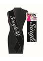 Single AF Sash - Black/White