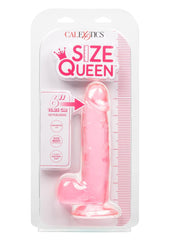 Size Queen Dildo - Pink - 6in