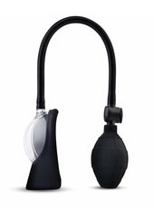 Size Up Rechargeable Vibrating Petite Pump - Black/Clear