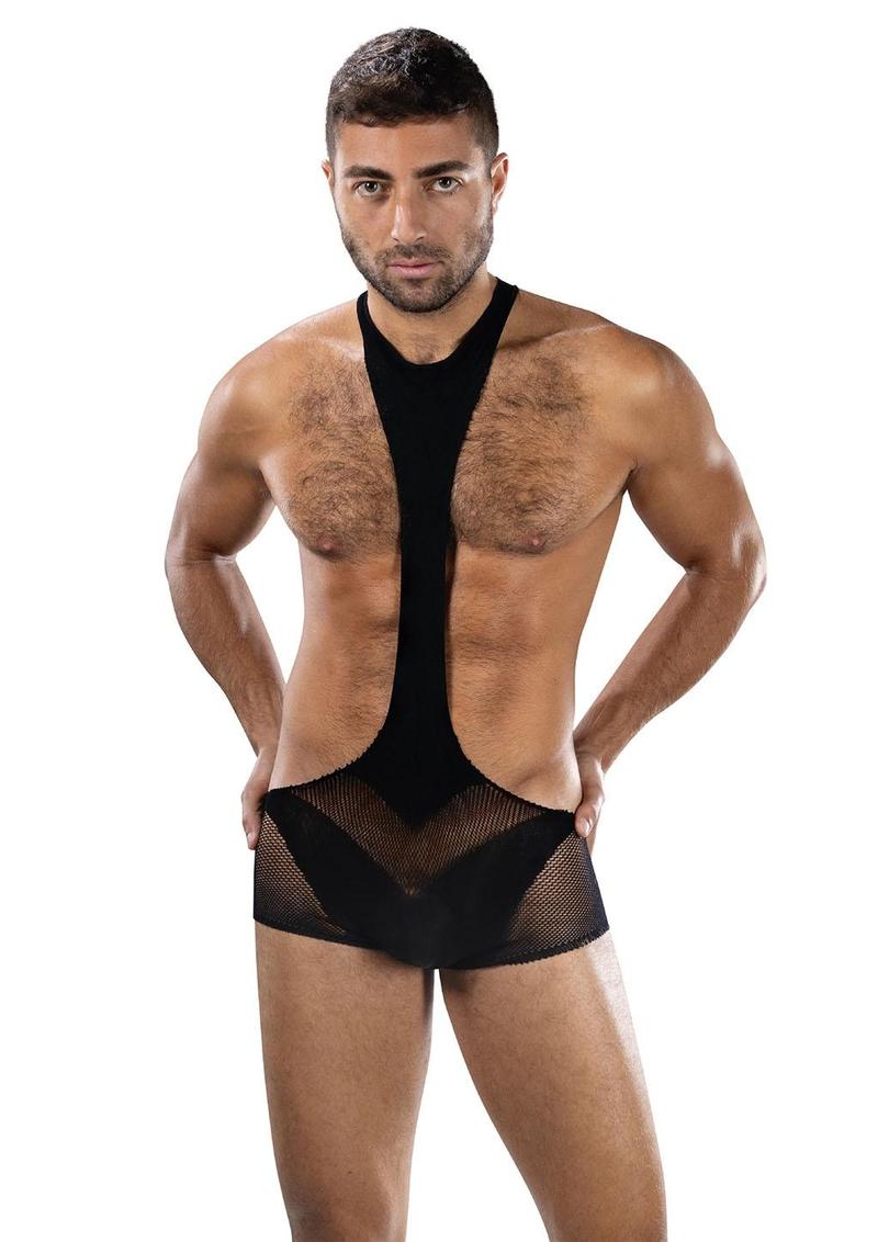 Stealth Sling Bodysuit-Black-Os