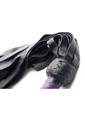 Strict Leather Purple and Black Handle Deerskin Flogger