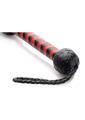 Strict Leather Red and Black Handle Deerskin Flogger