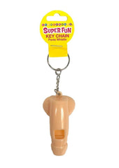 Super Fun Penis Whistle Key Chain - Vanilla