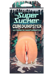 Super Sucker Cum Dumpster Ultraskyn Masturbator - Pussy - Vanilla