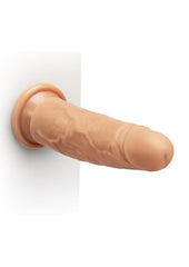 Together Realistic Dildo with Suction Base - Caramel - 7.75in