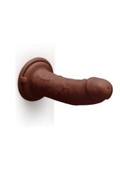 Together Realistic Dildo with Suction Base - Chocolate - 8.5in