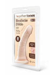 Together Realistic Dildo with Suction Base - Vanilla - 8in