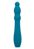 Turbo Glide Ripple Rechargeable Silicone Massager - Blue