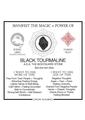 Warm Human Black Tourmaline - Black