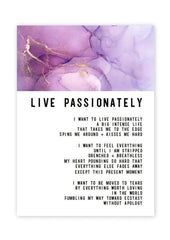 Warm Human Live Passionately Greeting Card