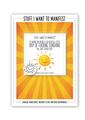 Warm Human Manifest Greeting Card - Sunshine