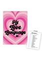 Warm Human My Love Language Is... Greeting Card