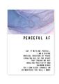 Warm Human Peaceful AF Greeting Card