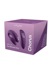 We-Vibe Chorus Rechargeable Couples Vibrator with Squeeze Remote Control - Purple
